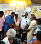Free Blood/BP check-up camp at Sree Poornathrayeesa Vridhasadanam, Puthiyakavu