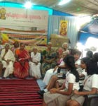Students from Global Public School Celebrating X'Mas at Vridhasadanam, Tripunithura