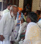 Shri. Thuravoor Vishwambharan visits Vridhasadanam 